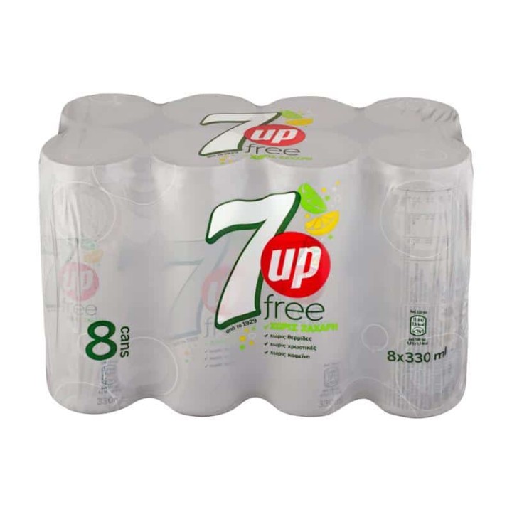 7-Up Zero Sugar 8X330Ml