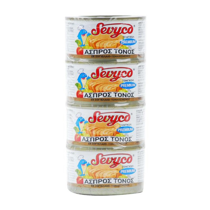 Sevyco White Tuna In Oil 4X95Gr