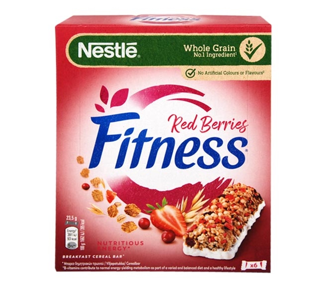 Nestle Fitness Bars Red Berries 6Pcs