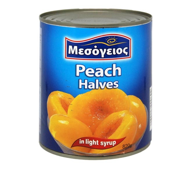 Μεσογειος Κομποστα Μισα Ροδακινι - Compote Peach In Syrup 820Gr