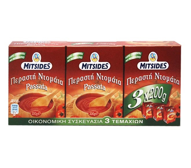 Mitsides Passata Tomato Sauce 3X200Gr