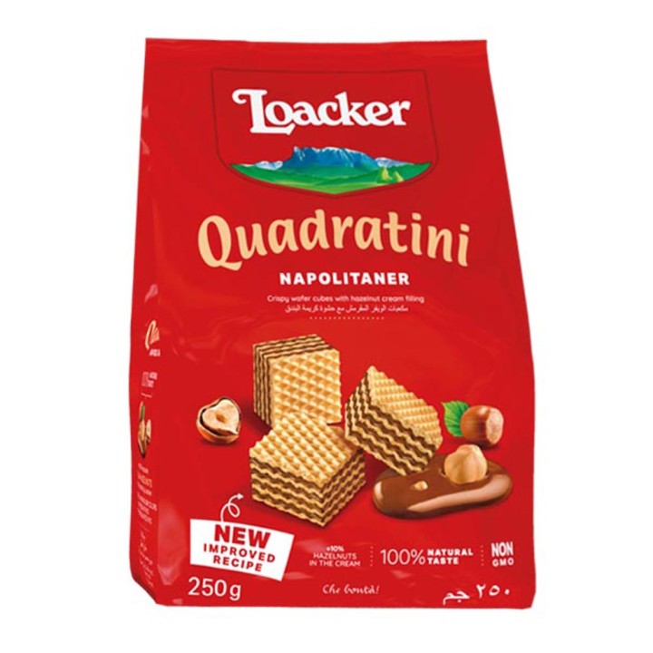 Loacker Quadratini Napolitaner 250Gr