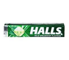 Halls Mild Spearmint Flavour 32Gr