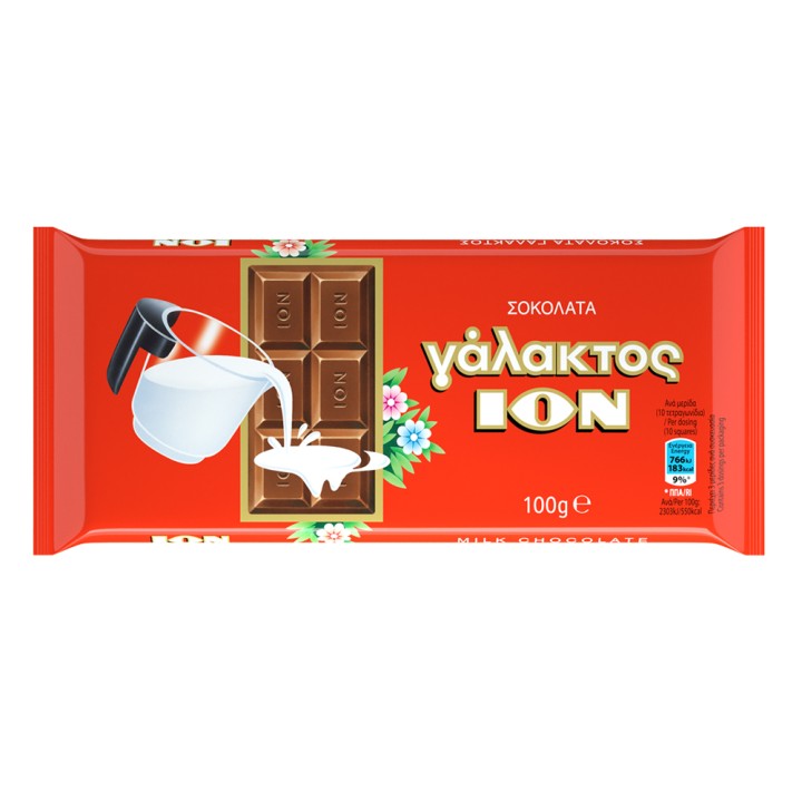 Ion Milk Chocolate 100Gr