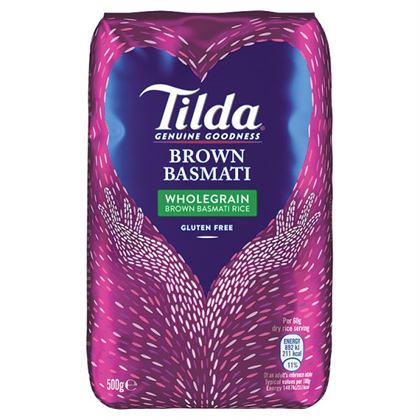 Tilda Brown Basmati Rice 500Gr