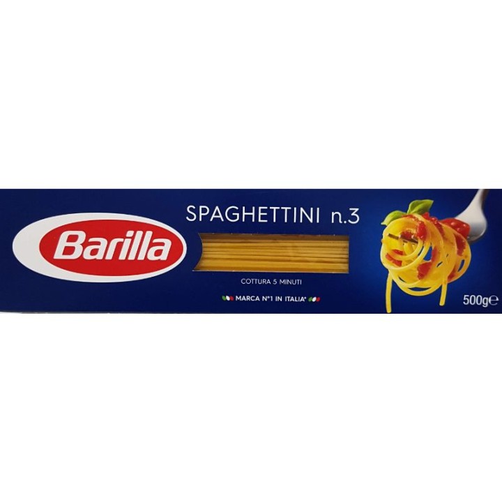 Barilla Spaghettini No 3 500Gr