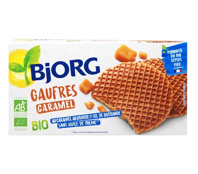 Bjorg Gaufres Caramel 175Gr