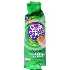 Snack A Jacks Sour Cream & Chive 117Gr