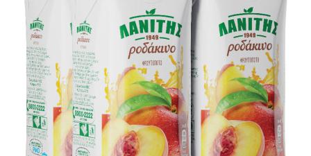 Lanitis Peach Juice 4X330Ml
