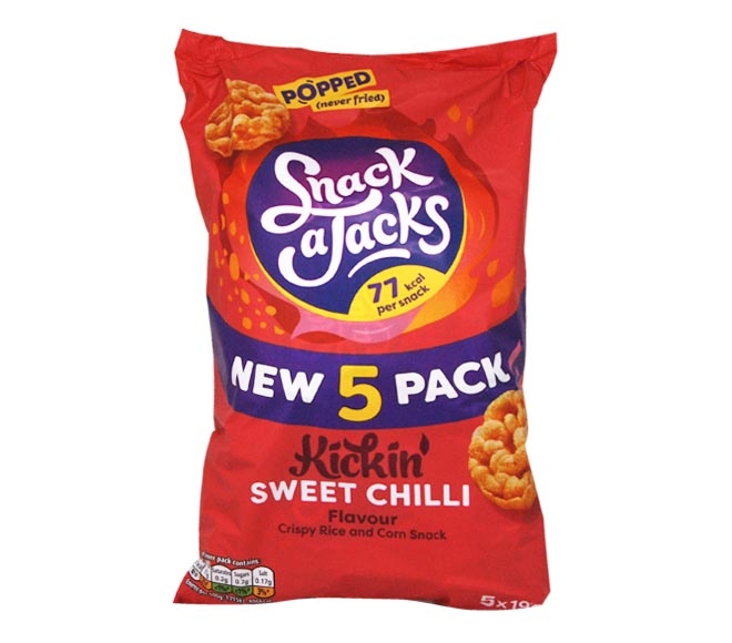 Snack A Jacks Sweet Chilli 5X19Gr