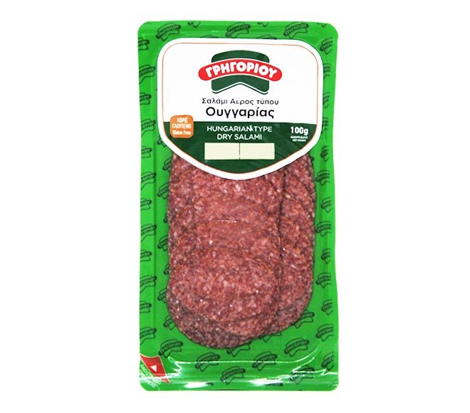 Grigoriou Hangarian Type Dry Salami100Gr
