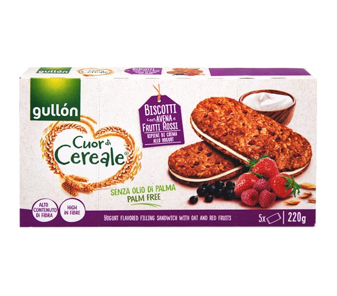Gullon Biscuits Yogurt Flavored  220Gr