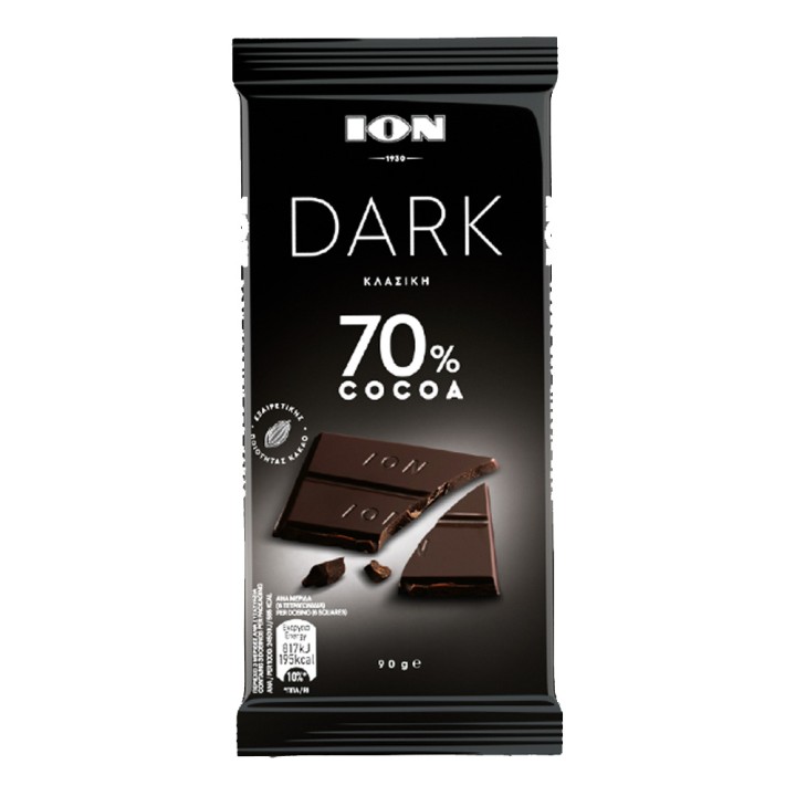 Ion Dark Cacoa 70% 90Gr
