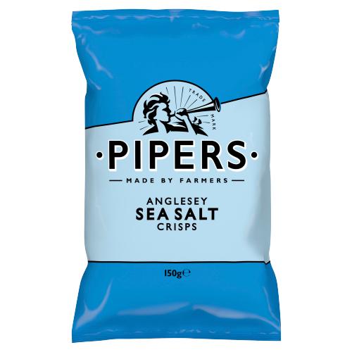 Pipers Anglesey Sea Salt Crisps 150Gr
