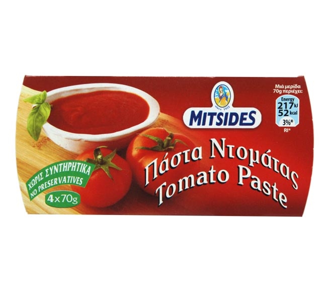 Mitsides Tomato Paste 4X70Gr