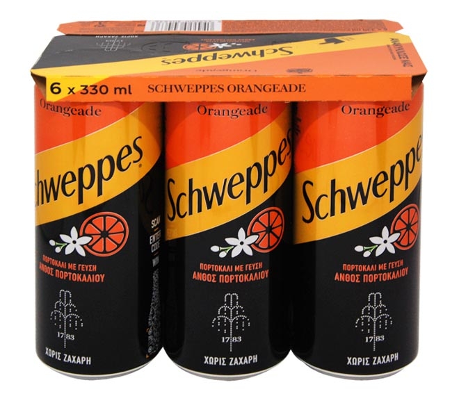 Schweppes Orangeade 6X330Ml