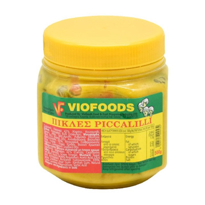 Viofoods Piccalilli Pickle 500Gr