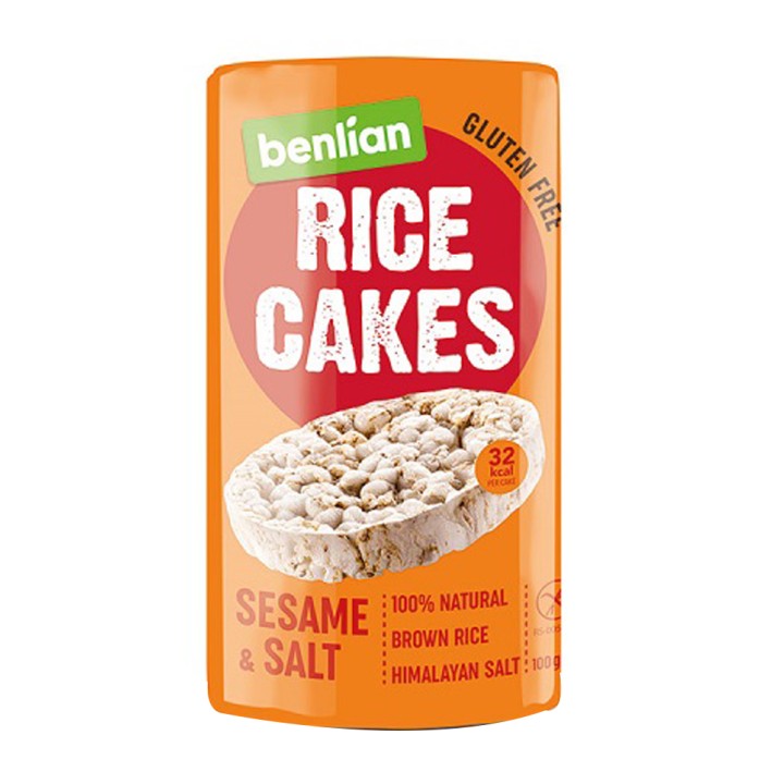 Benlian Rice Cakes Sesame & Salt 100Gr