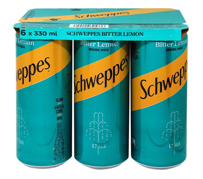Schweppes Bitter Lemon 6X330Ml