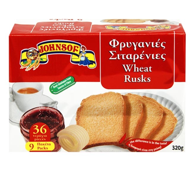 Johnsof Wheat Rusks 320Gr