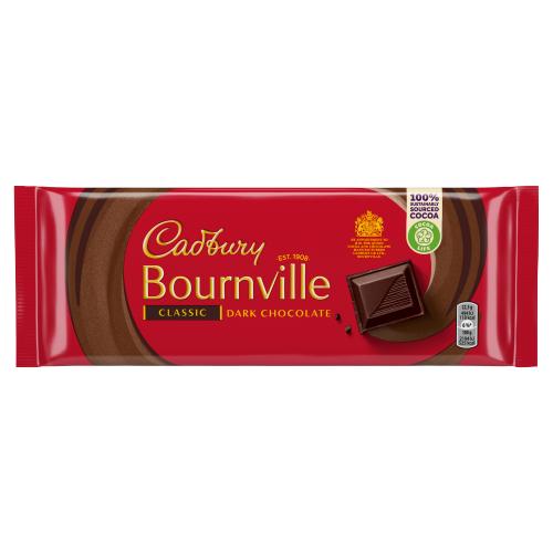 Cadbury Bournville Dark Chocolate 180Gr