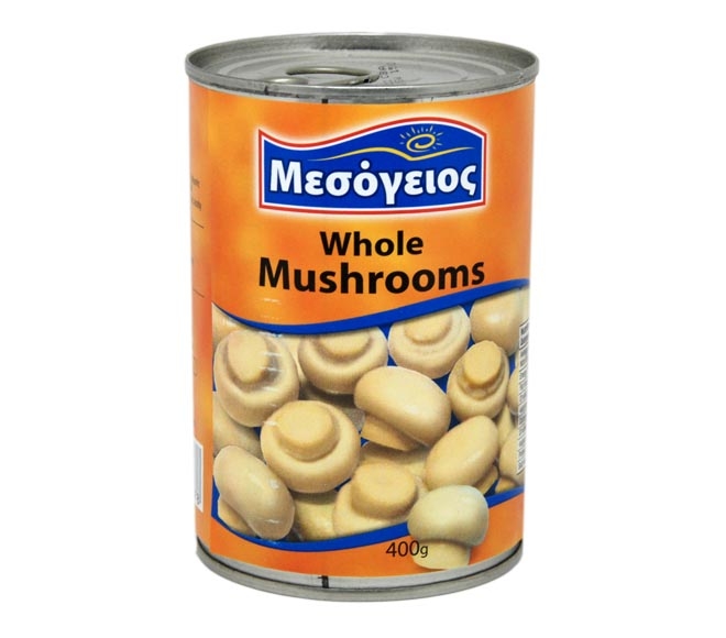 Mesogeios Whole Mushrooms 400Gr