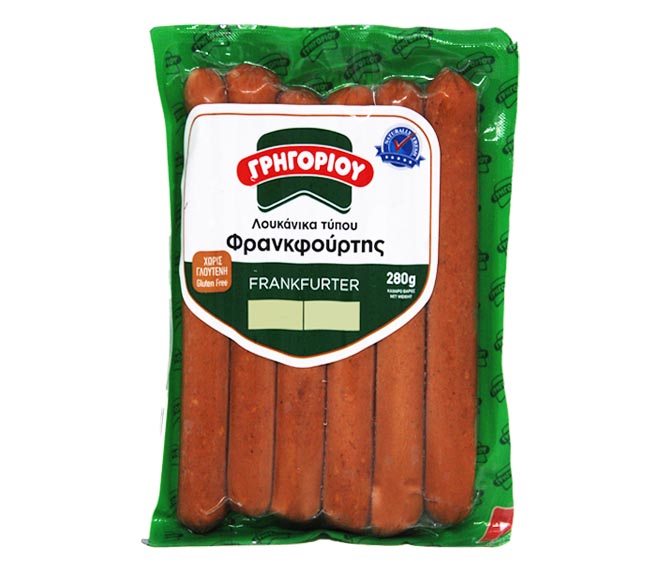 Grigoriou Frankfurter Sausages 280Gr