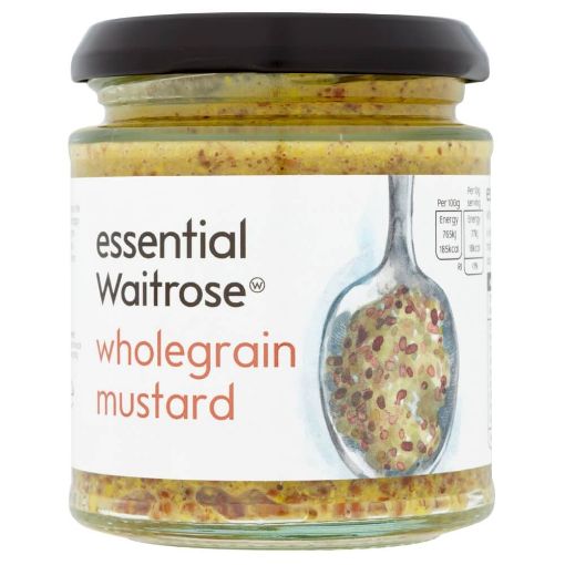 Waitrose Wholegrain Mustard 185Gr