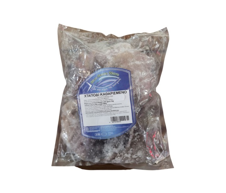 Blue Green Wave Χταποδι Ολοκληρο - Whole Octabus 800Gr