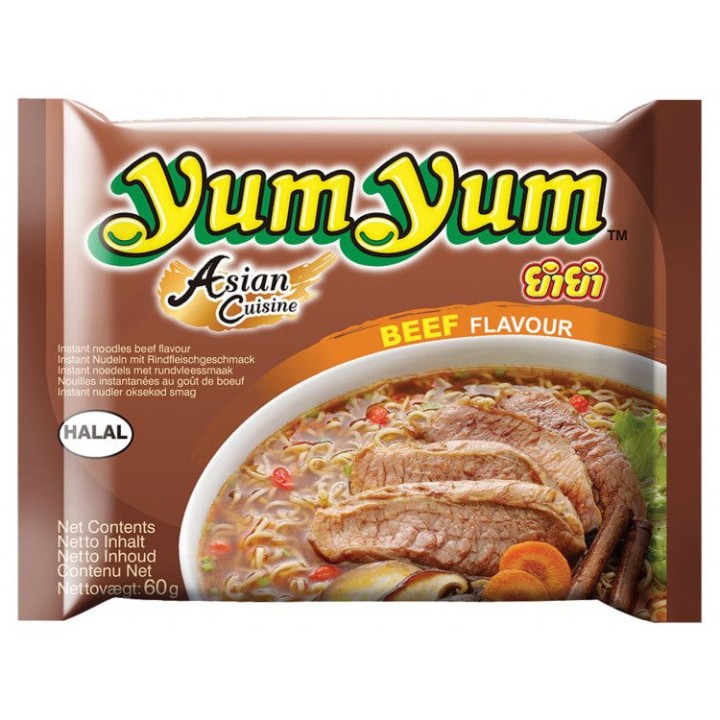 Yum Yum Noodles Beef Flavour 60Gr