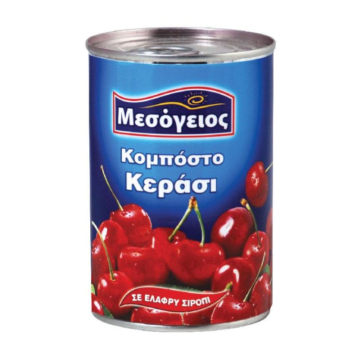 Μεσογειο Κομποστα Κερασι - Compote Cherry In Syrup 850Gr