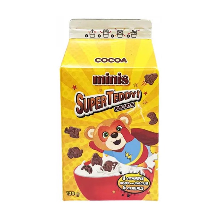Minis Super Teddy Biscuits 135Gr