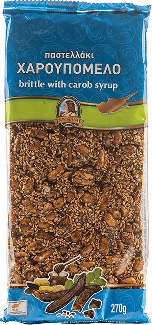 Amalia Brittle Wth Carob Syrup 270Gr