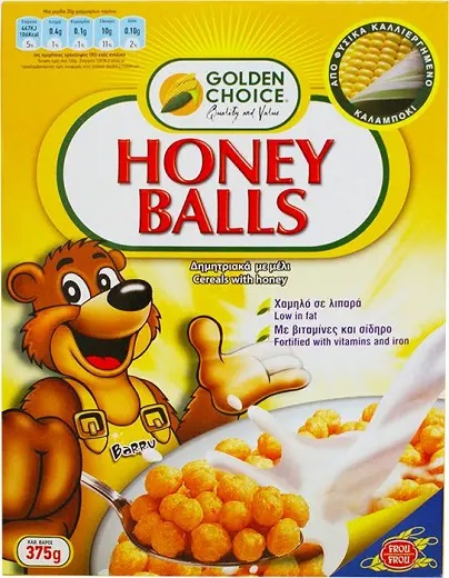 Golden Choice Honey Balls 375Gr