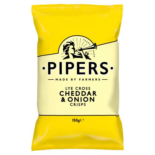 Pipers Lye Gross Cheddar & Onion 150Gr
