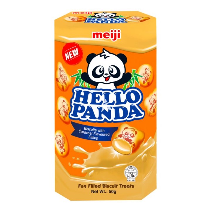 Meiji Hello Panda Caramel 50Gr