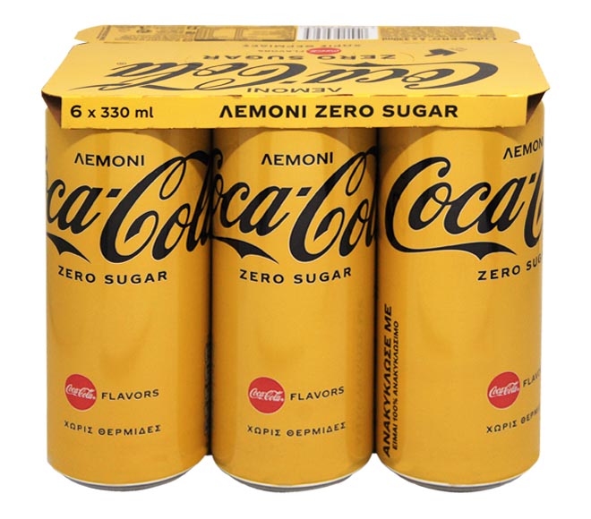 Coca Cola Lemon Zero Sugar 6X330Ml