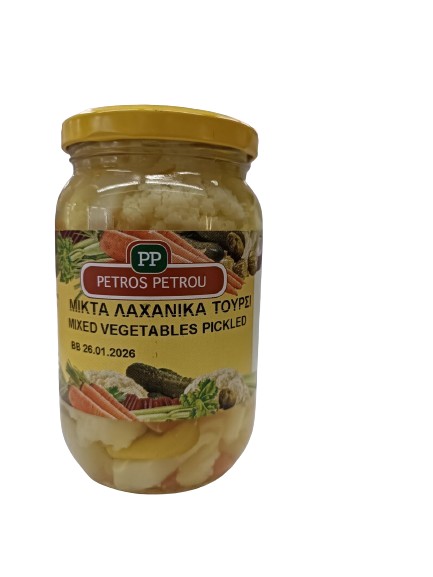 Petros Petrou Mixed Vegetables Pickled