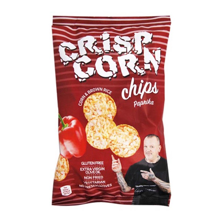 Crisp Corn Chips Paprika 60Gr