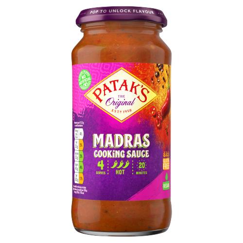 Patak'S Madras Hot Cooking Sauce 450Gr