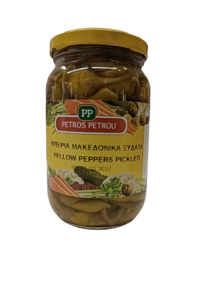 Petros Petrou Yellow Peppers Pickled