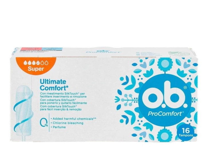 O.B. Pro Comfort Super 16 Pcs