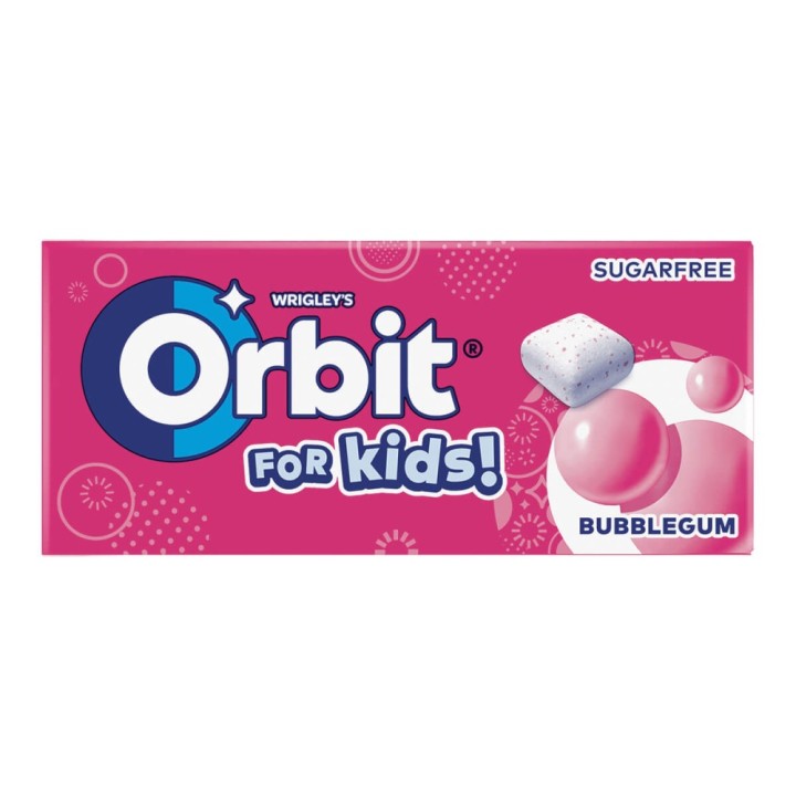 Orbit For Kids Bubblegum Sugar Free14.4G