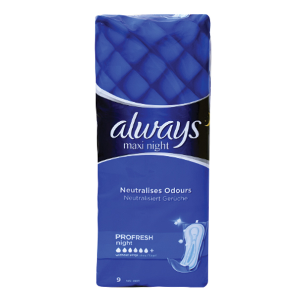 Always Maxi Night 9 Pcs