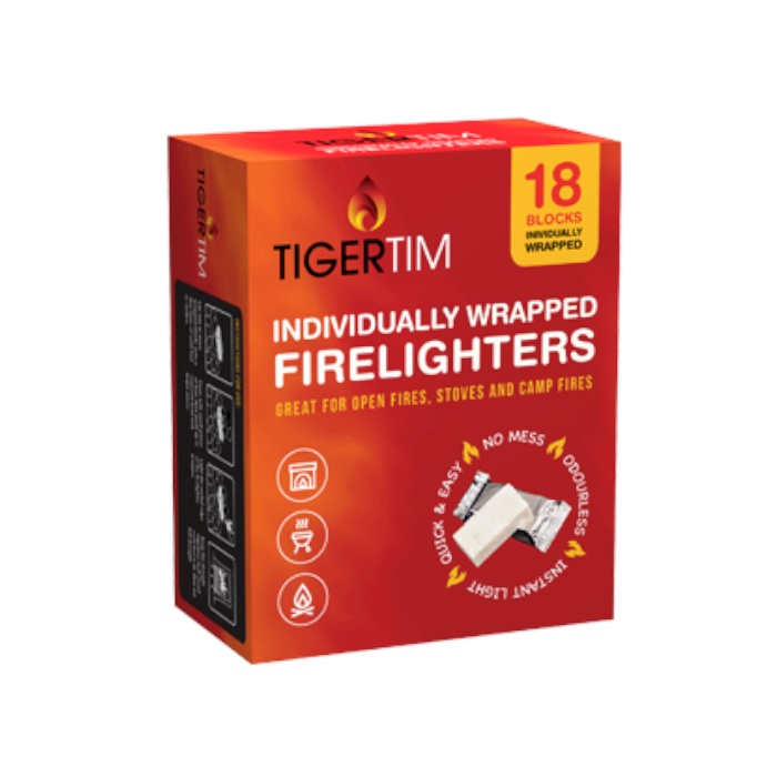 Tiger Tim Firelighters 8Pcs
