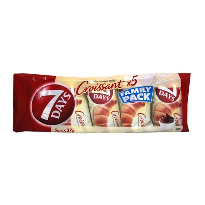 7 Days Croissant Family Pack 5Pcsx37Gr