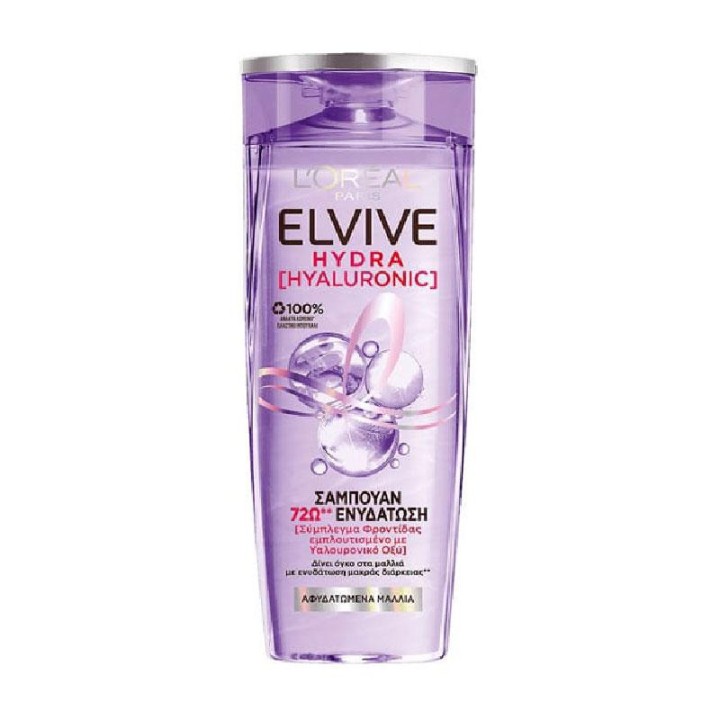 Elvive Hydra Hyaluronice Pure Sham.400Ml