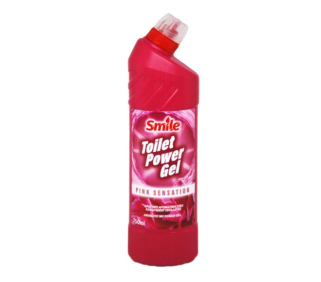 Smile Wc Toilet Power Gel 750Ml Pink Sensation