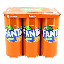 FANTA orange 6x330ml (30% less sugar)
