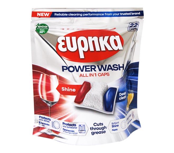 Eureka Cleaning Care Power Wash All In One 22 Caps 308G